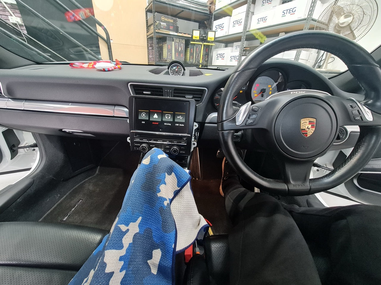 Porsche 911 (991.1) 2013 parked at MC Audio Sydney