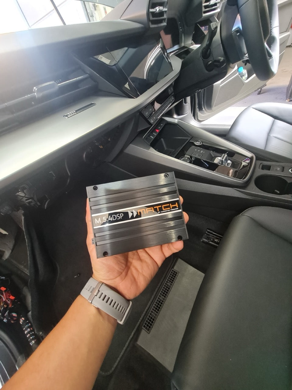 Audi A3 2023 parked at MC Audio Sydney before upgrade