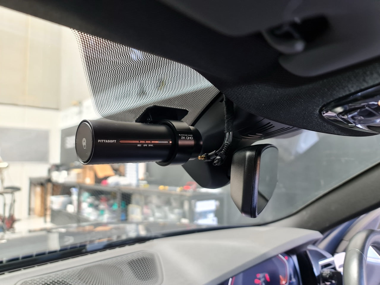 BMW 320i G Series parked outside MC Audio workshop before dashcam install sydney