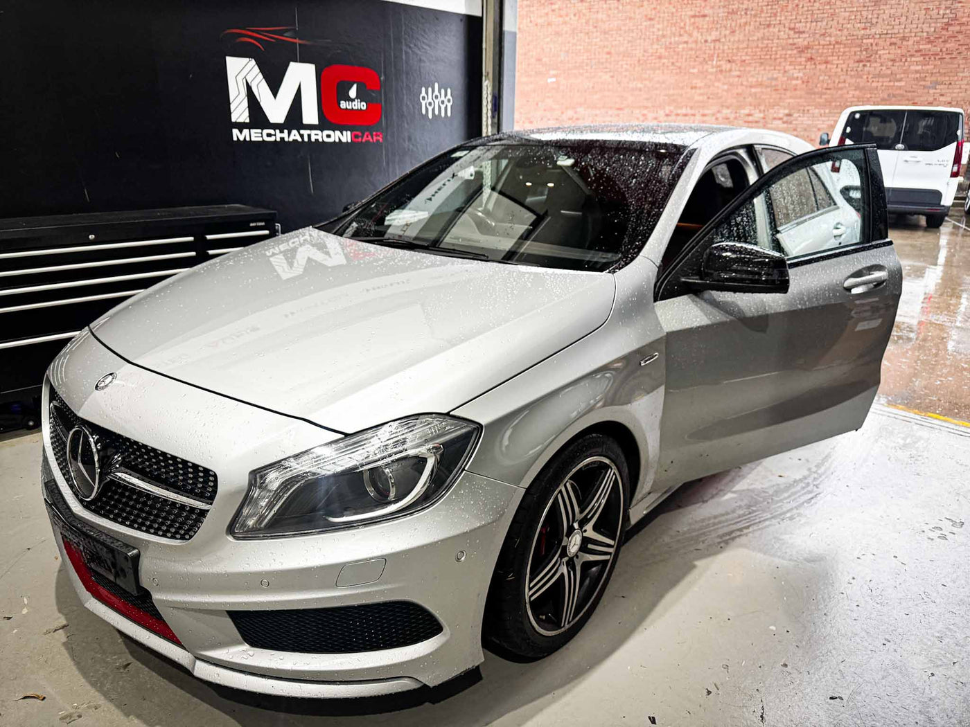 Wireless CarPlay interface on Mercedes screen MC Audio Sydney