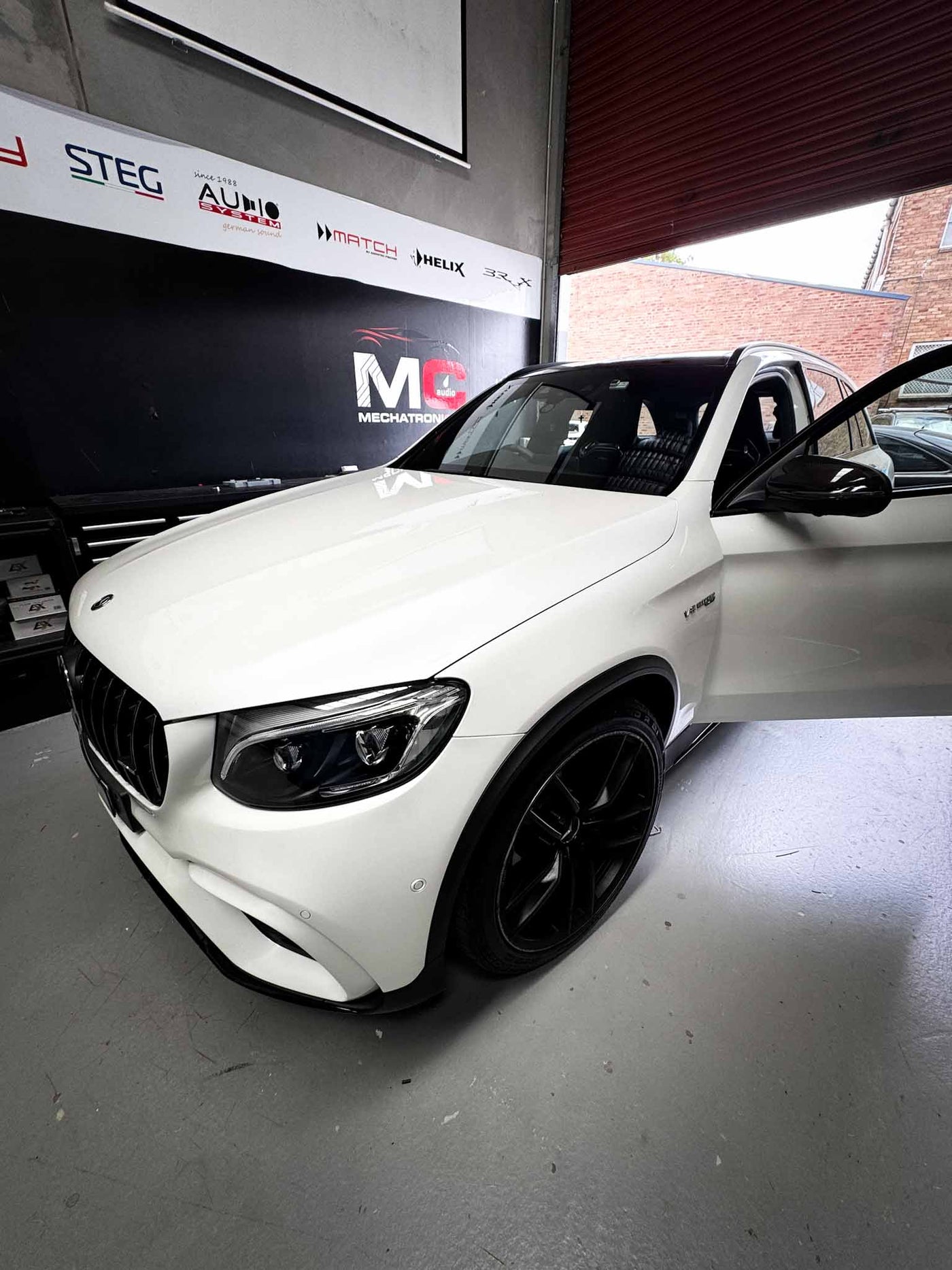 Mercedes-Benz GL63 AMG parked at MC Audio Rockdale Sydney