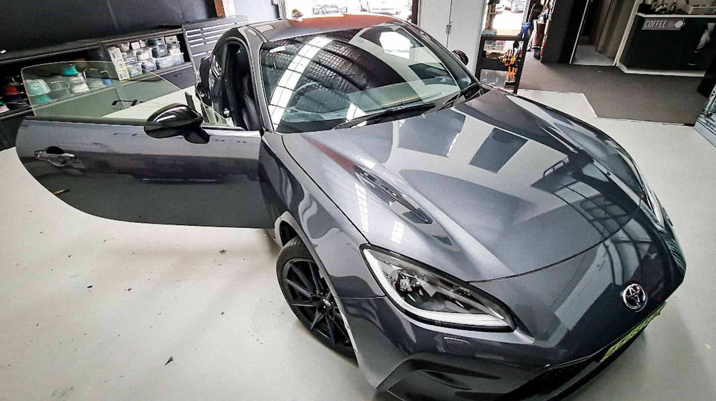 Toyota GR86 parked at MC Audio before the sound system upgrade Sydney