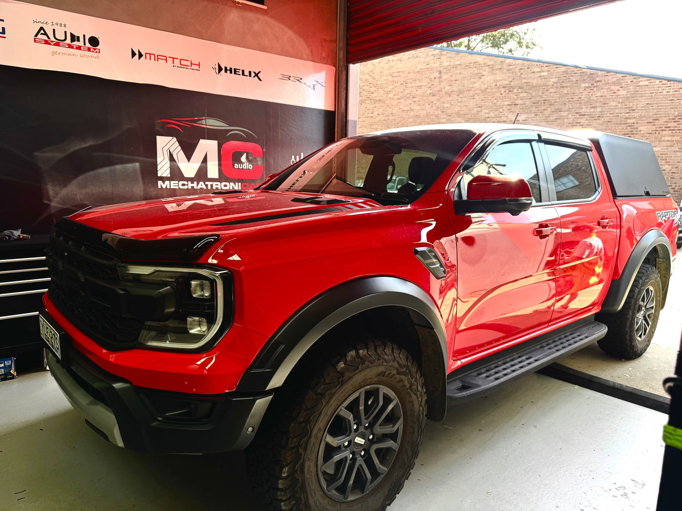 Ford Raptor B&O Unleashed upgrade at MC Audio Sydney β premium audio transformation