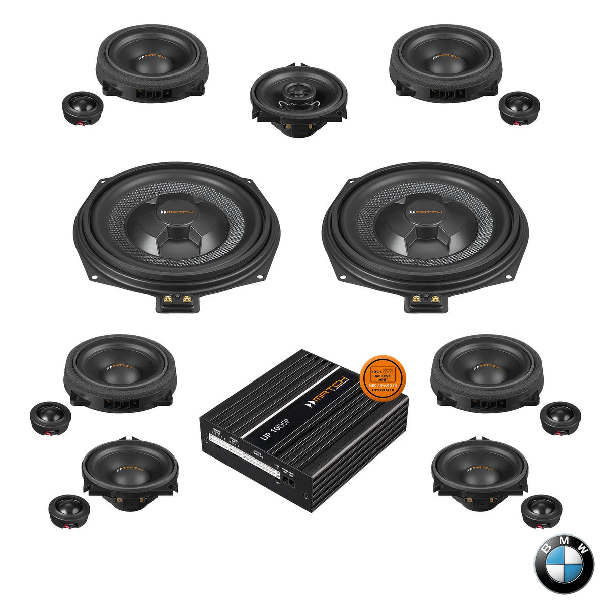 BMW Harman Kardon S0688 G Gen RAM - Speaker & Subwoofer DSP Amplified Package | MATCH UP PnP