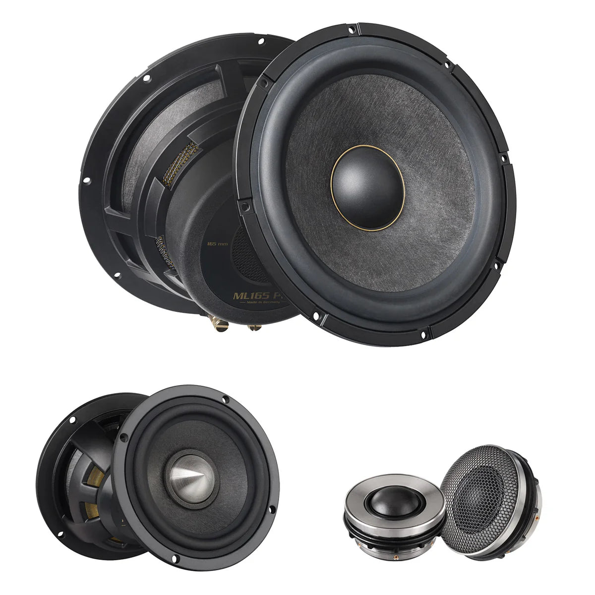 BRAX MATRIX ML PRO 6.5" 3-Way Active - High-End Component Speaker Set | 4Ω