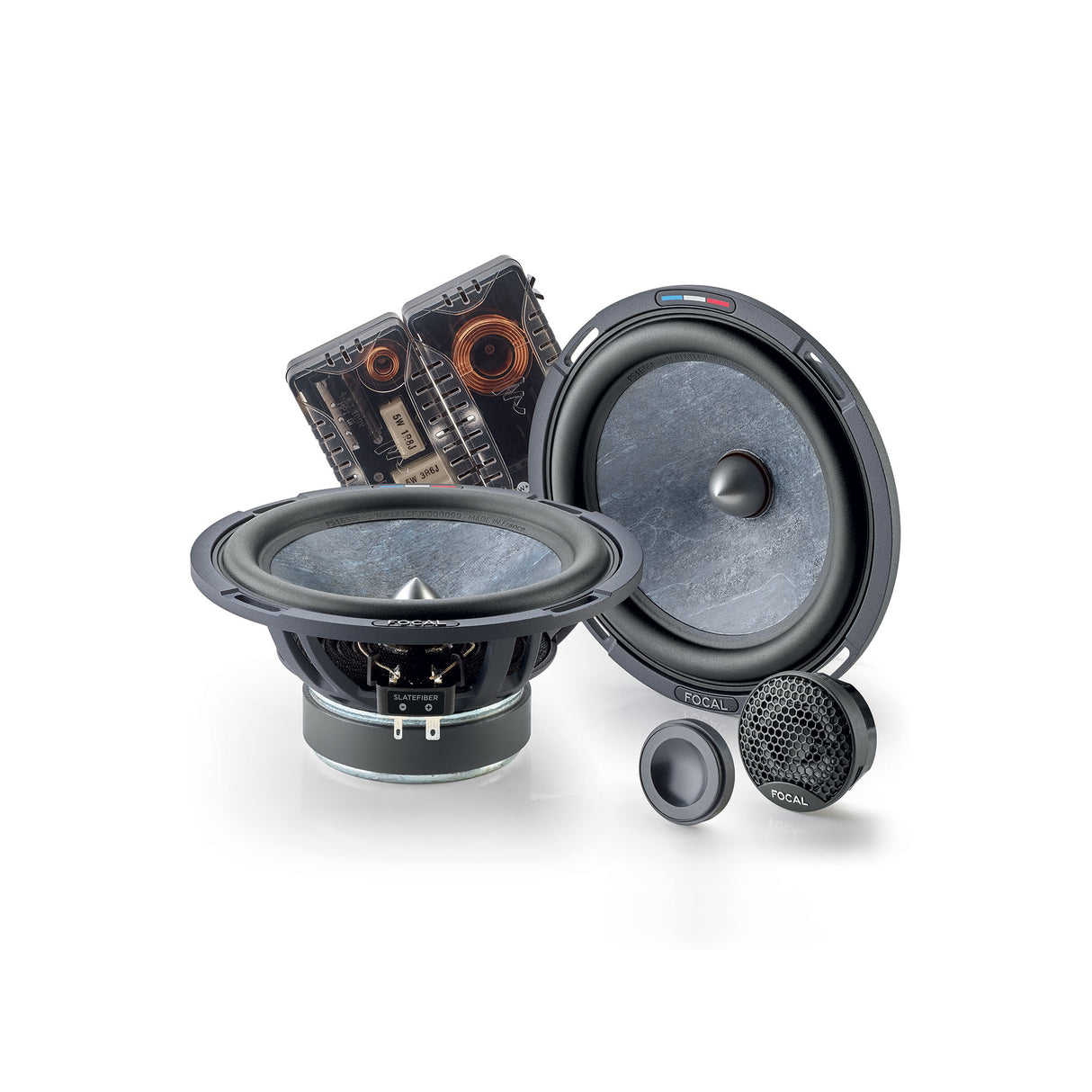 Focal PS 165 SF 6.5 inch Performance Slatefiber 2-way component speaker system 4 ohm – by MC Audio Sydney