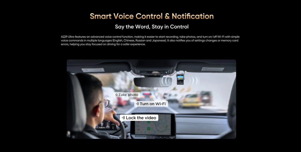 VIOFO A229 Ultra 2CH Dual Channel 4K Front + 4K Rear HDR Dashcam System with Dual Sony STARVIS 2 Sensors