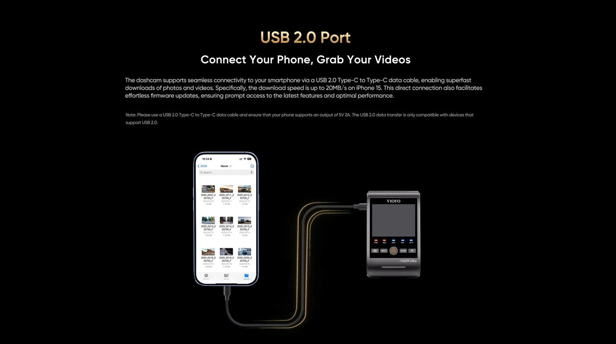 VIOFO A229 Ultra 2CH Dual Channel 4K Front + 4K Rear HDR Dashcam System with Dual Sony STARVIS 2 Sensors