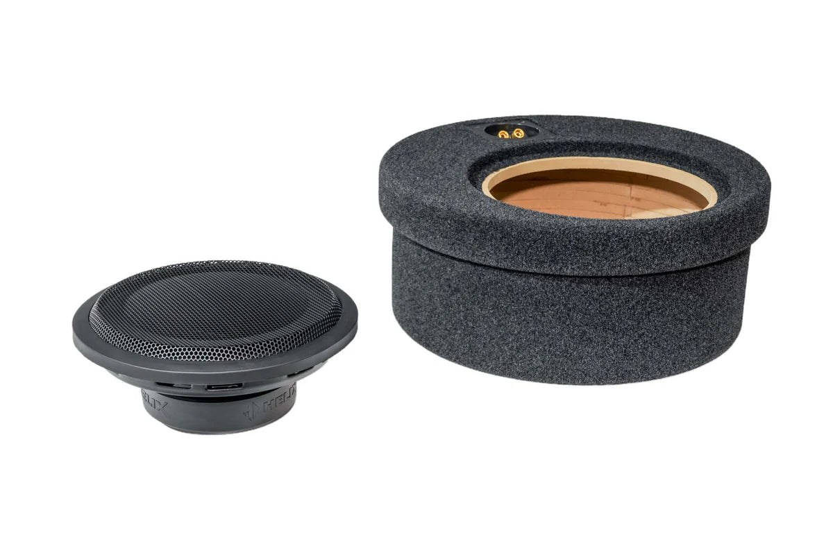 BASSER Spare Tyre 17" - 10" Fit-Box Boot Subwoofer Enclosure 15L