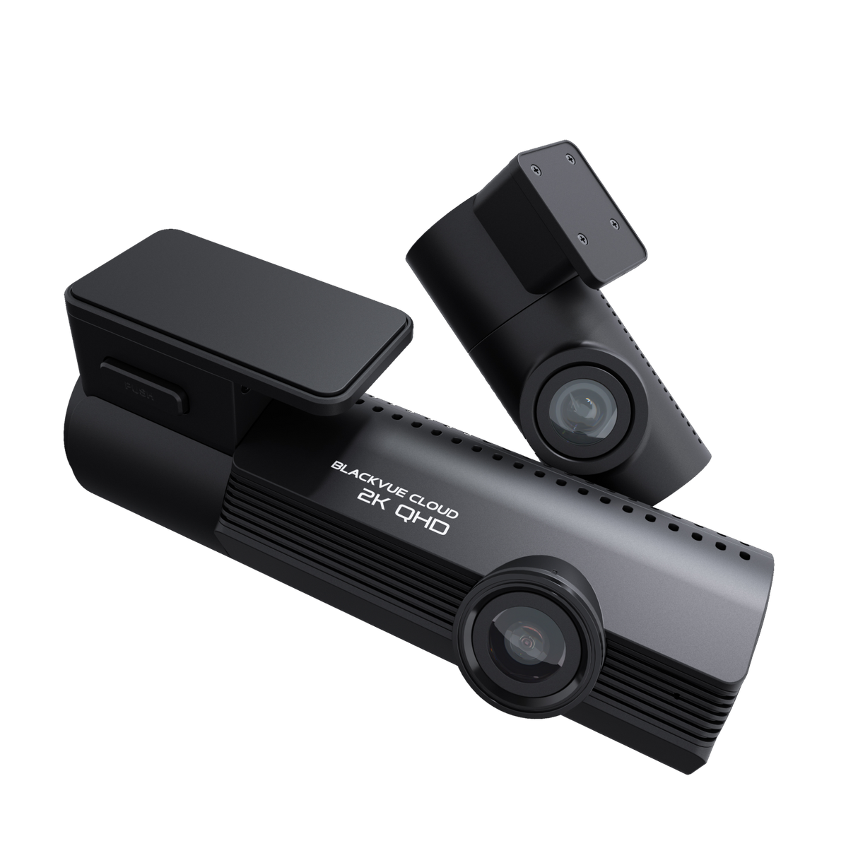 BlackVue ELITE8 dual channel dash cam with 2K QHD recording for both front and rear cameras.