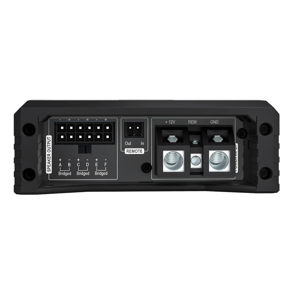 HELIX AMPLIFY 206 DSP bridge mode terminals and wiring detail – by MC Audio Sydney