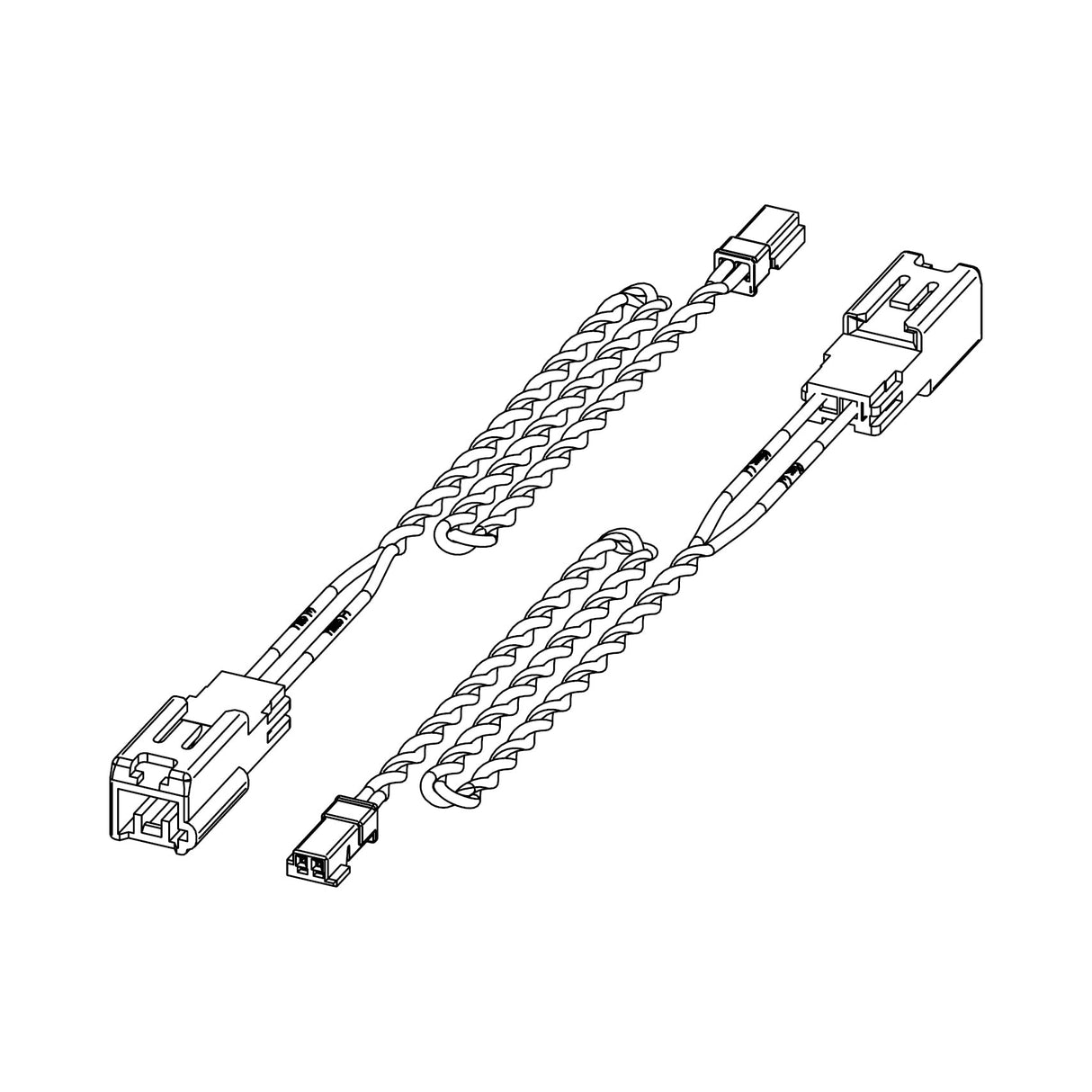 HELIX CWK TES2.T-225TC - Tesla OEM Speaker (type 2) -> Tweeter | Wire Kit, 25.5cm by HELIX | MC Audi