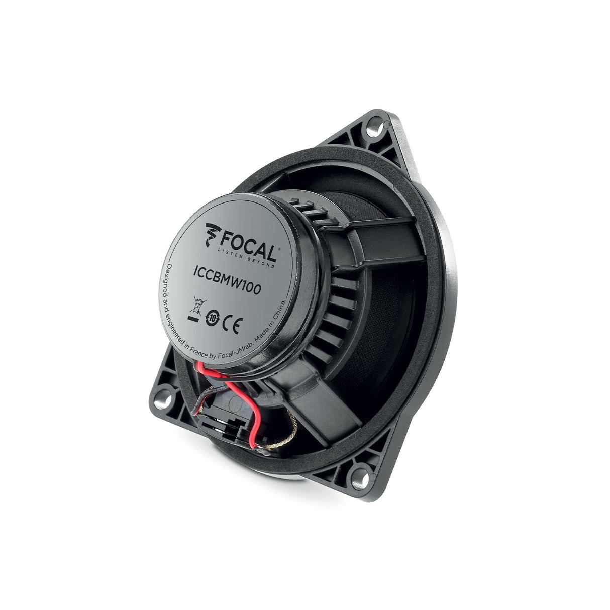 Focal ICC BMW 100 coaxial speaker cone and integrated tweeter detail – MC Audio Sydney
