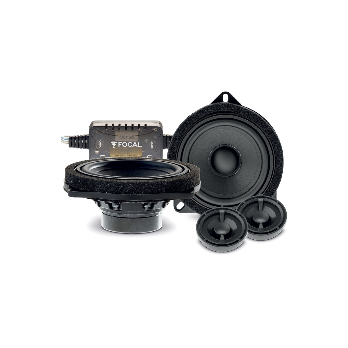 Focal IS BMW 100 L compact 4 inch speaker installation profile BMW upgrade – MC Audio Sydney