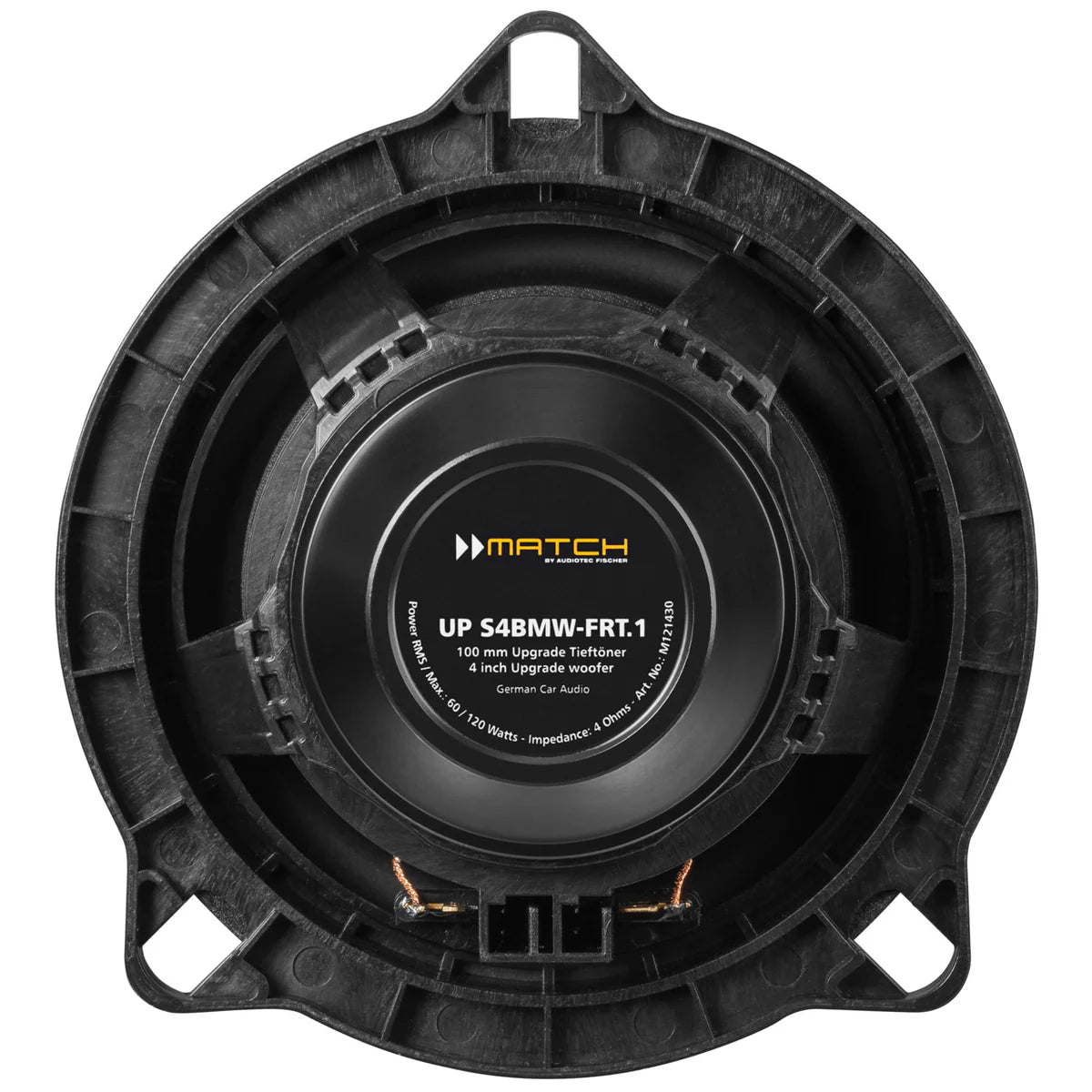 MATCH UP C42BMW-FRT.1 full component speaker layout 4 inch PnP kit for BMW MINI – MC Audio Sydney