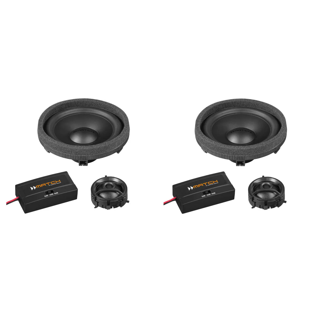 MATCH UP C42MB-FRT.3 full 4” 2-way plug and play component speaker set for Mercedes-Benz Type 3 – installed by MC Audio Sydney