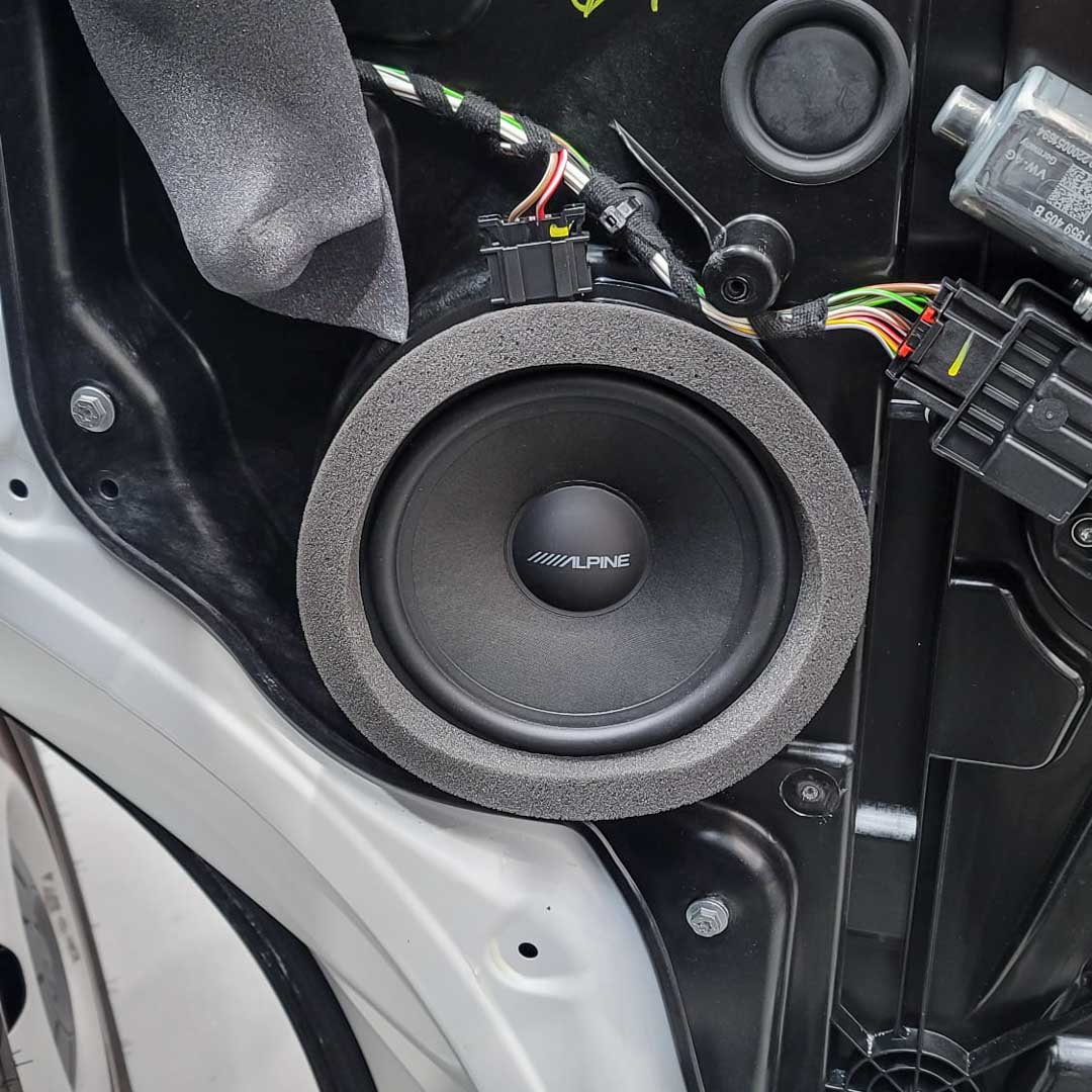 Alpine SPC-106T61 OEM-fit tweeters – Volkswagen T6.1 audio upgrade by MC Audio Sydney