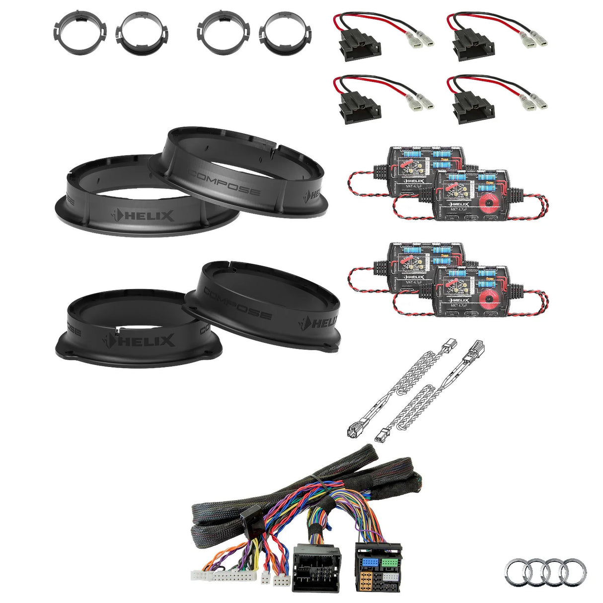 Audi A5 F5 AudiSound HELIX Ci3 speaker and DSP amplifier upgrade package – MC Audio Sydney