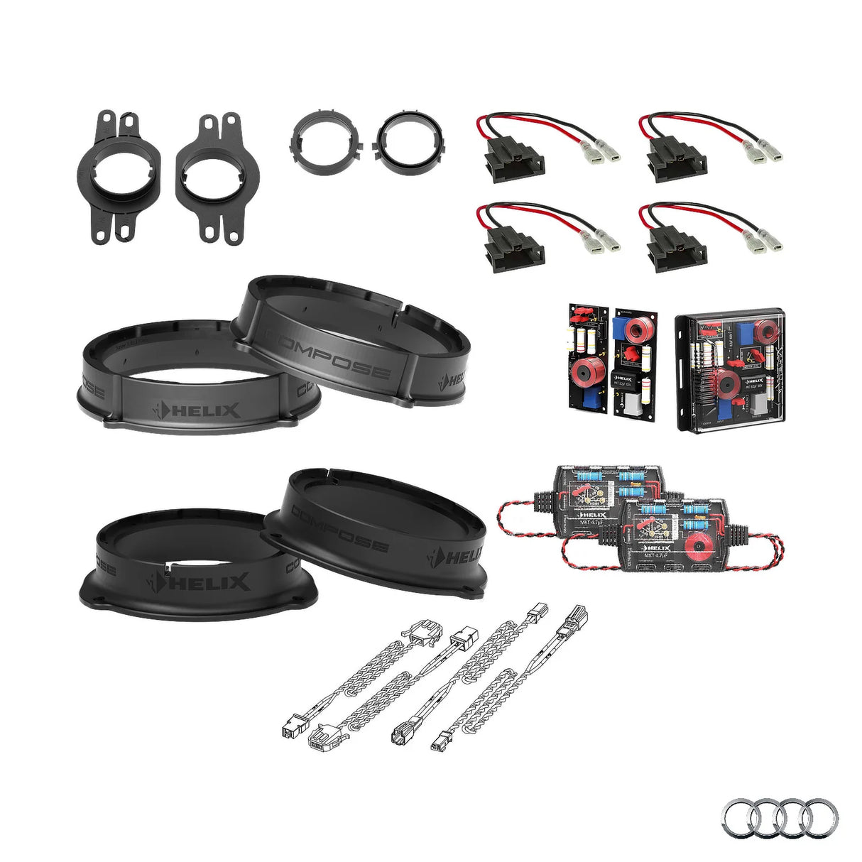 Audi A6 C9 HELIX Ci3 Ci5 speaker upgrade for factory sound system – MC Audio Sydney