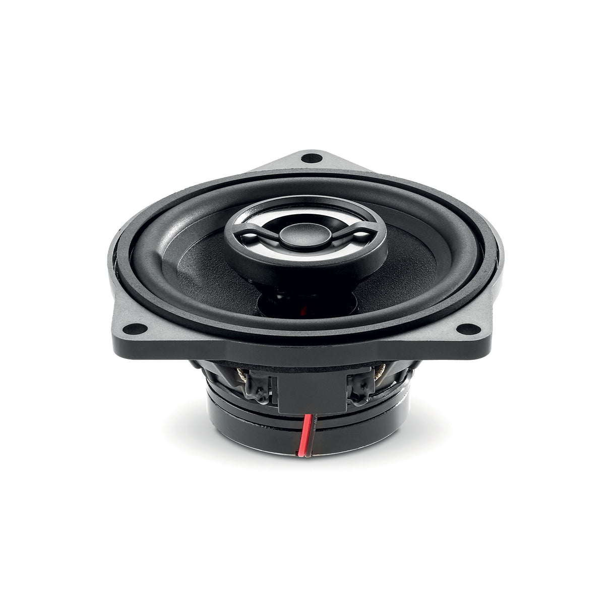 Focal ICC BMW 100 4 inch plug and play coaxial speakers BMW 4 ohm front view – MC Audio Sydney
