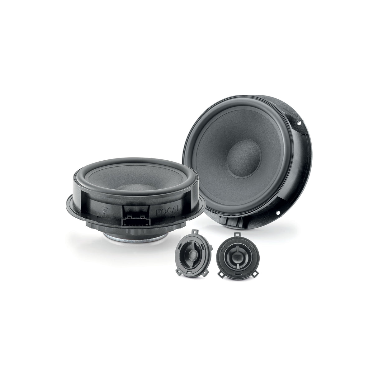 Focal IS VW 165 6.5 inch plug and play component speakers Volkswagen front view – MC Audio Sydney