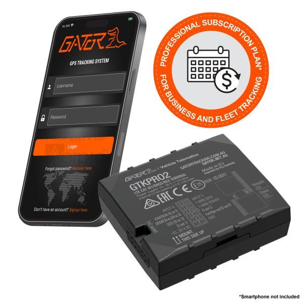 GTKPRO2 4G LTE CAT-M1 GPS Tracker | Professional Vehicle & Fleet Tracking Australia
