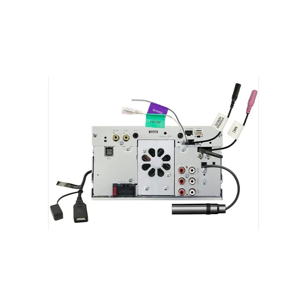 Original packaging for Kenwood DMX7022S 6.8” Apple CarPlay and Android Auto head unit – by MC Audio Sydney