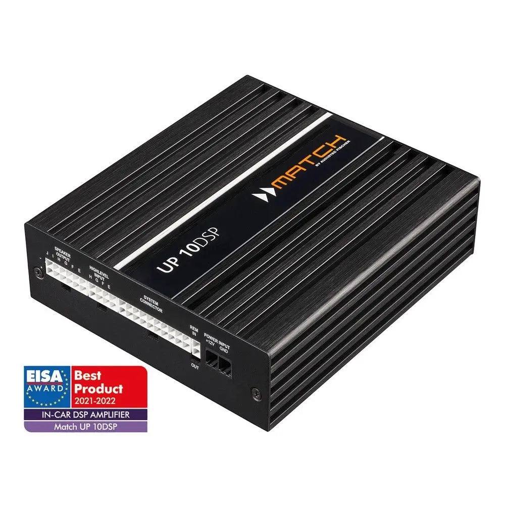 Original packaging for MATCH UP 10DSP ten-channel amplifier / DSP processor – by MC Audio Sydney