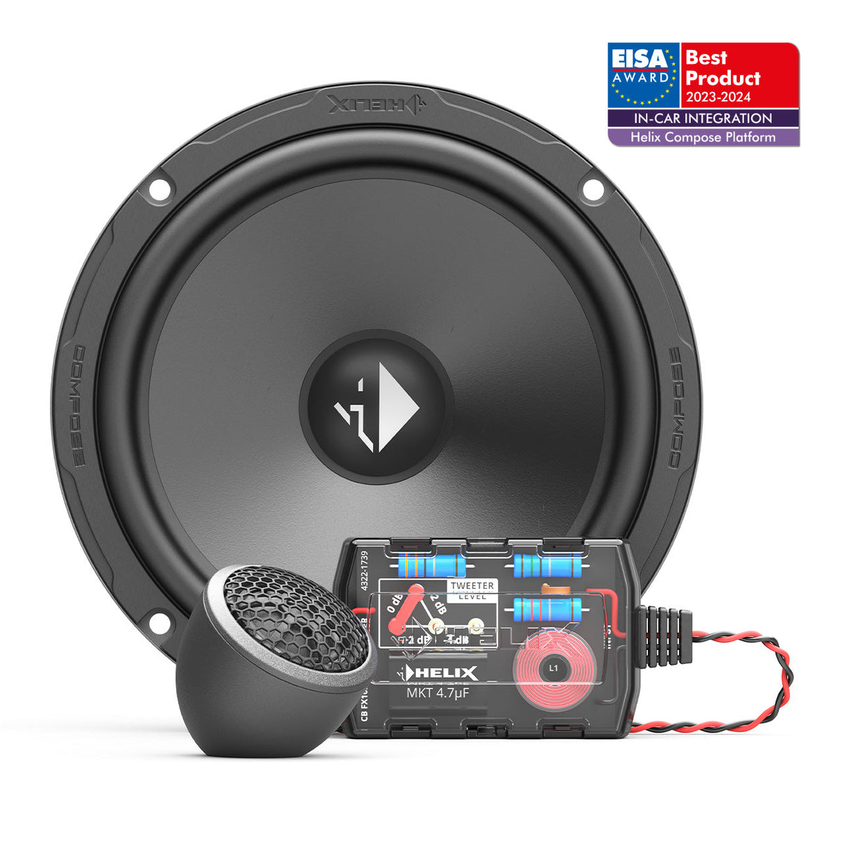 HELIX CB K165.2-S3 - 6.5" 2-Way Component Speaker Set | 3Ω by HELIX | MC Audio Sydney