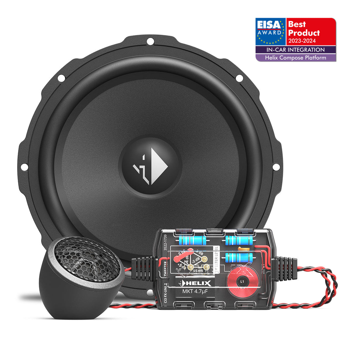 HELIX Ci3 K165.2FM-S3 MK2 - 6.5" 2-Way Component Speaker Set, FlexMount | 3Ω by HELIX | MC Audio Syd