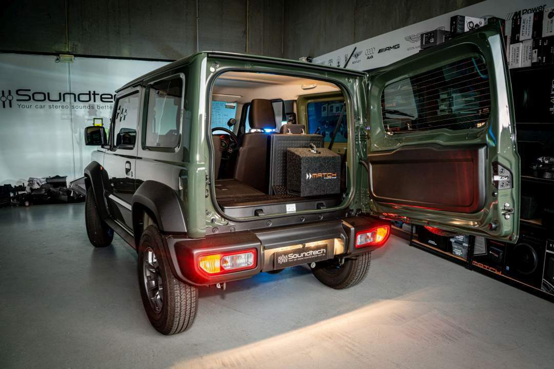Suzuki Jimny HELIX Ci3 speaker upgrade with MATCH M 5.4DSP amplification – MC Audio Sydney