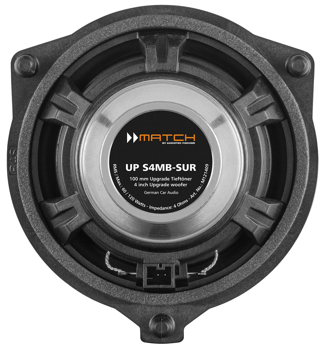 MATCH UP S4MB-SUR plug and play connectors – 4” surround speaker pair for Mercedes-Benz by MC Audio Sydney