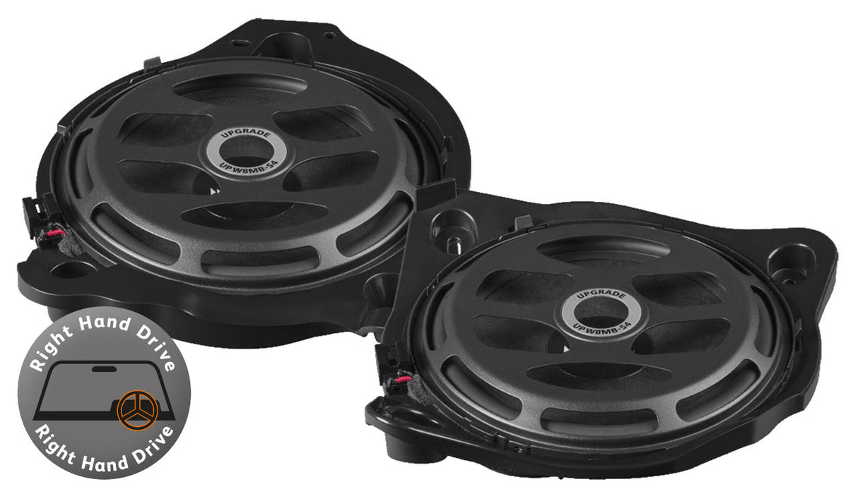 Match UP W8MB-S4 RHD - 8" PnP Footwell Flat Subwoofer Pair, MERCEDES | 4Ω by MATCH | MC Audio Sydney