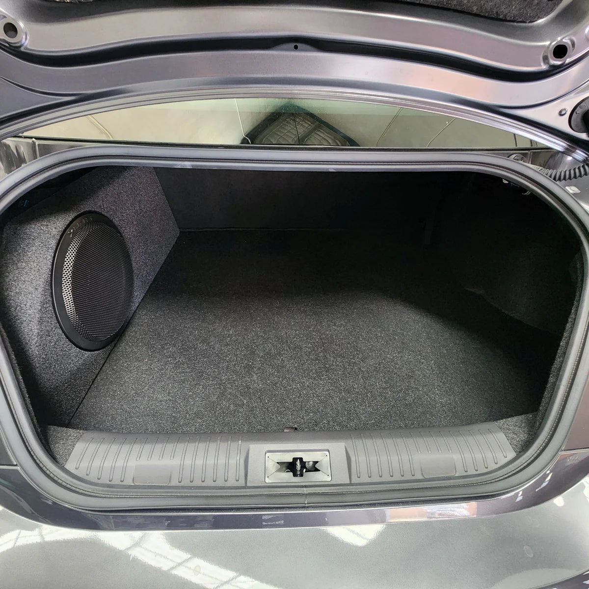 BASSER GT86 GR86 left side subwoofer enclosure internal volume detail 15L – by MC Audio Sydney