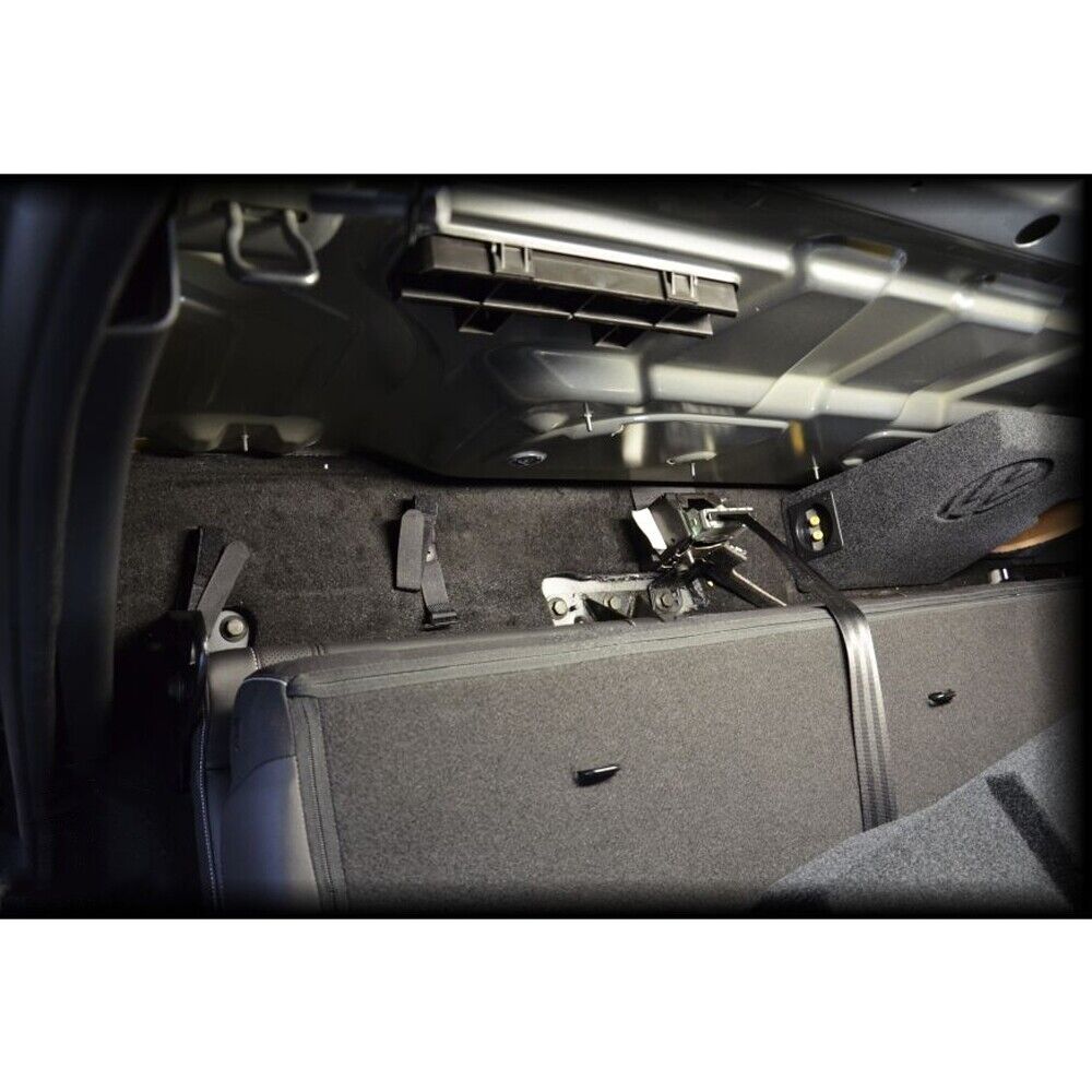 10” subwoofer enclosure installed in VW Amarok – custom bass loudspeaker setup by MC Audio Sydney