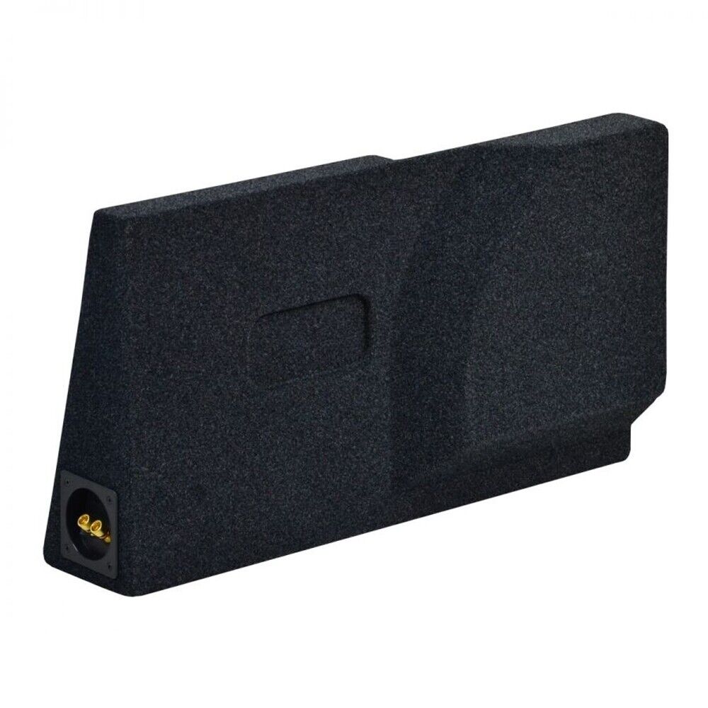 VW Amarok 10” subwoofer enclosure side and port detail – bass loudspeaker box by MC Audio Sydney