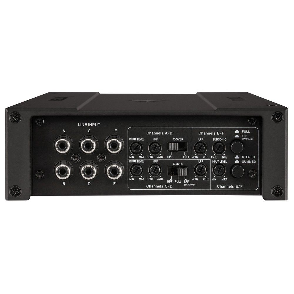 HELIX M SIX amplifier input and output connections – 6-channel Class-D car amplifier by MC Audio Sydney