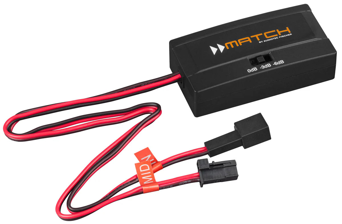 MATCH UP C42MB-FRT external crossovers – Mercedes-Benz Type 1 plug and play 4” component speakers by MC Audio Sydney