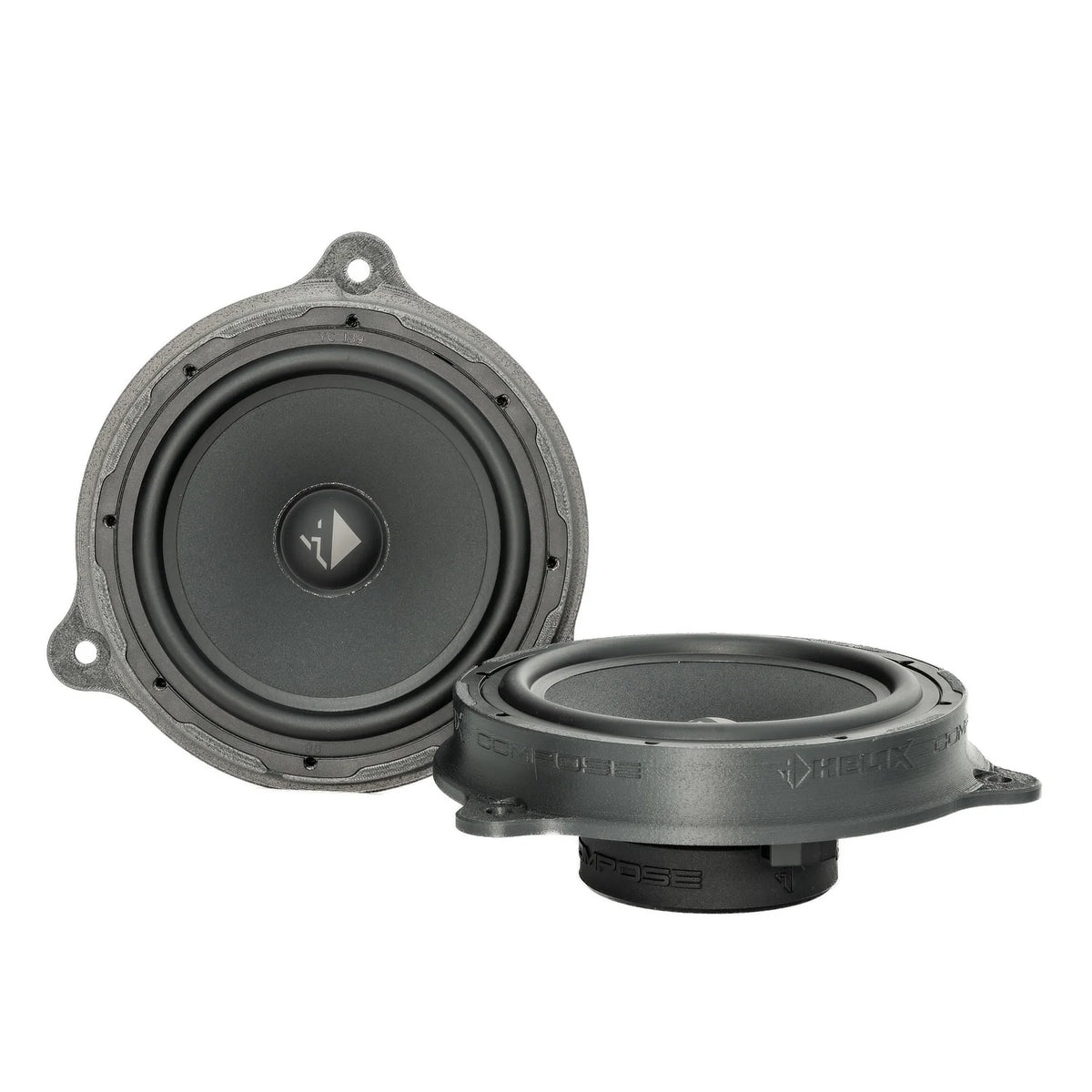 HELIX Ci3 6.5-inch 3Ω door woofer with vehicle-specific mounting adapter for compatible Renault models