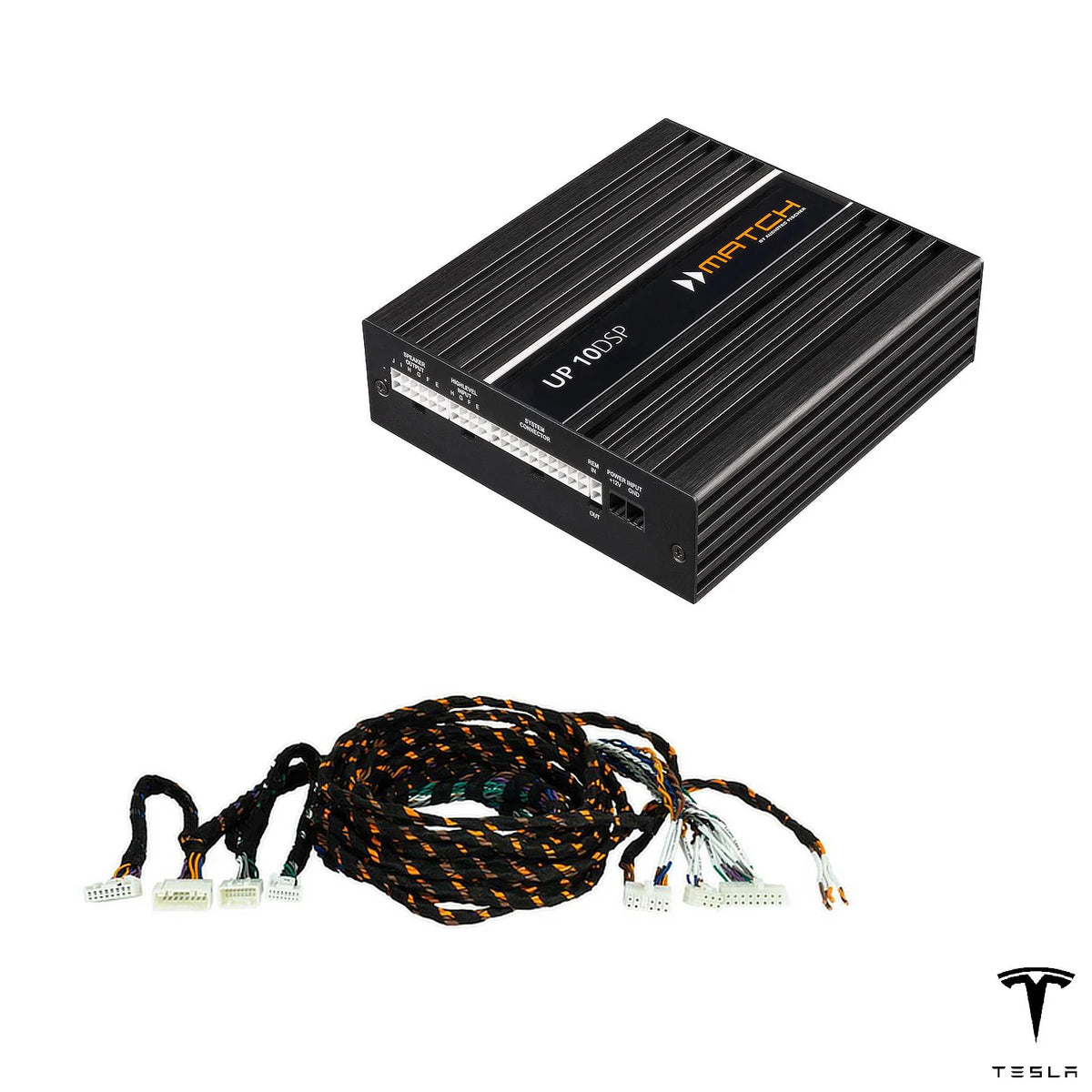 MATCH UP 10DSP MK2 with PnP harness for Tesla vehicles with AMD Ryzen architecture from 2022