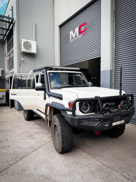 2025 Toyota LandCruiser 70 Series premium sound audio upgrade MC Audio Sydney