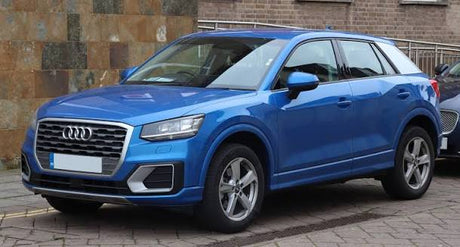 Audi Q2 GA sound system upgrade with DSP amplifier, premium speakers, subwoofer, Apple CarPlay and dashcam solutions by MC Audio Sydney