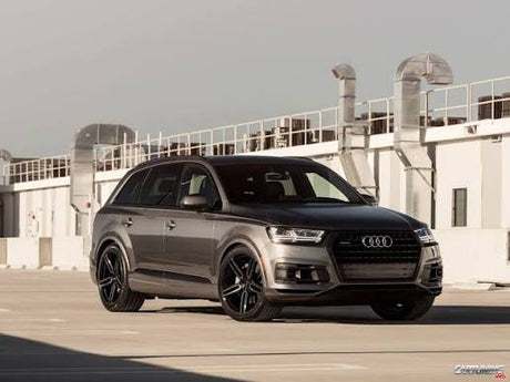 Audi Q7 4M sound system upgrade with DSP amplifier, premium speakers, subwoofer, Apple CarPlay and dashcam solutions by MC Audio Sydney