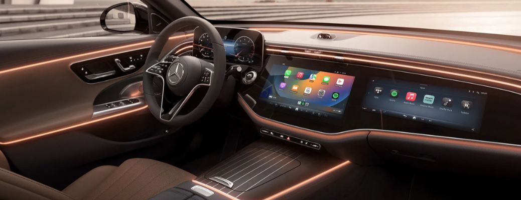 Mercedes-Benz Advanced Sound System upgrade with DSP amplifier, premium speakers, CarPlay and dashcam integration by MC Audio Sydney