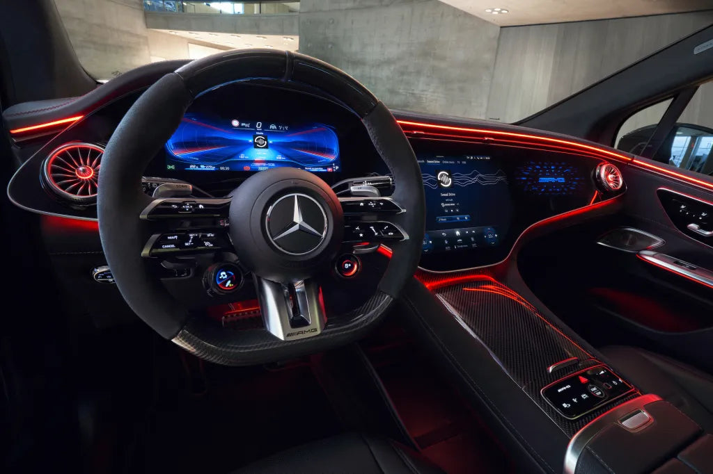 Mercedes-Benz Basic Sound System upgrade with DSP amplifier, speakers, CarPlay and dashcam integration by MC Audio Sydney