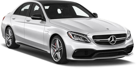 Mercedes C-Class W205 sound system upgrade with DSP amplifier, speakers, CarPlay and dashcam integration by MC Audio Sydney