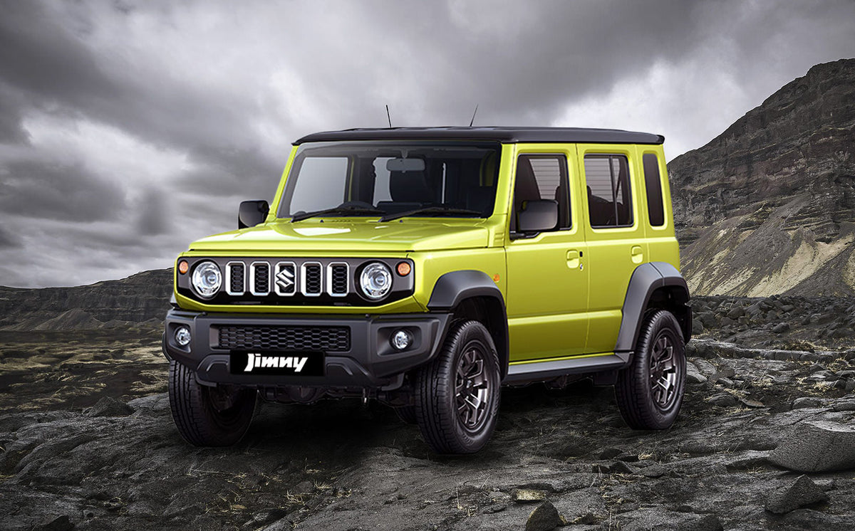 Suzuki Jimny XL 5-Door sound system upgrade with DSP amplifier, premium speakers, compact subwoofer, Apple CarPlay and dashcam solutions by MC Audio Sydney