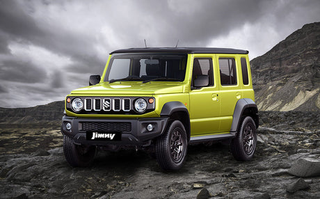 Suzuki Jimny XL 5-Door sound system upgrade with DSP amplifier, premium speakers, compact subwoofer, Apple CarPlay and dashcam solutions by MC Audio Sydney