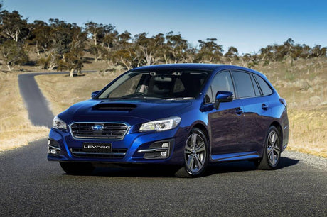 Subaru Levorg sound system upgrade with DSP amplifier, premium speakers, subwoofer, Apple CarPlay and dashcam solutions by MC Audio Sydney