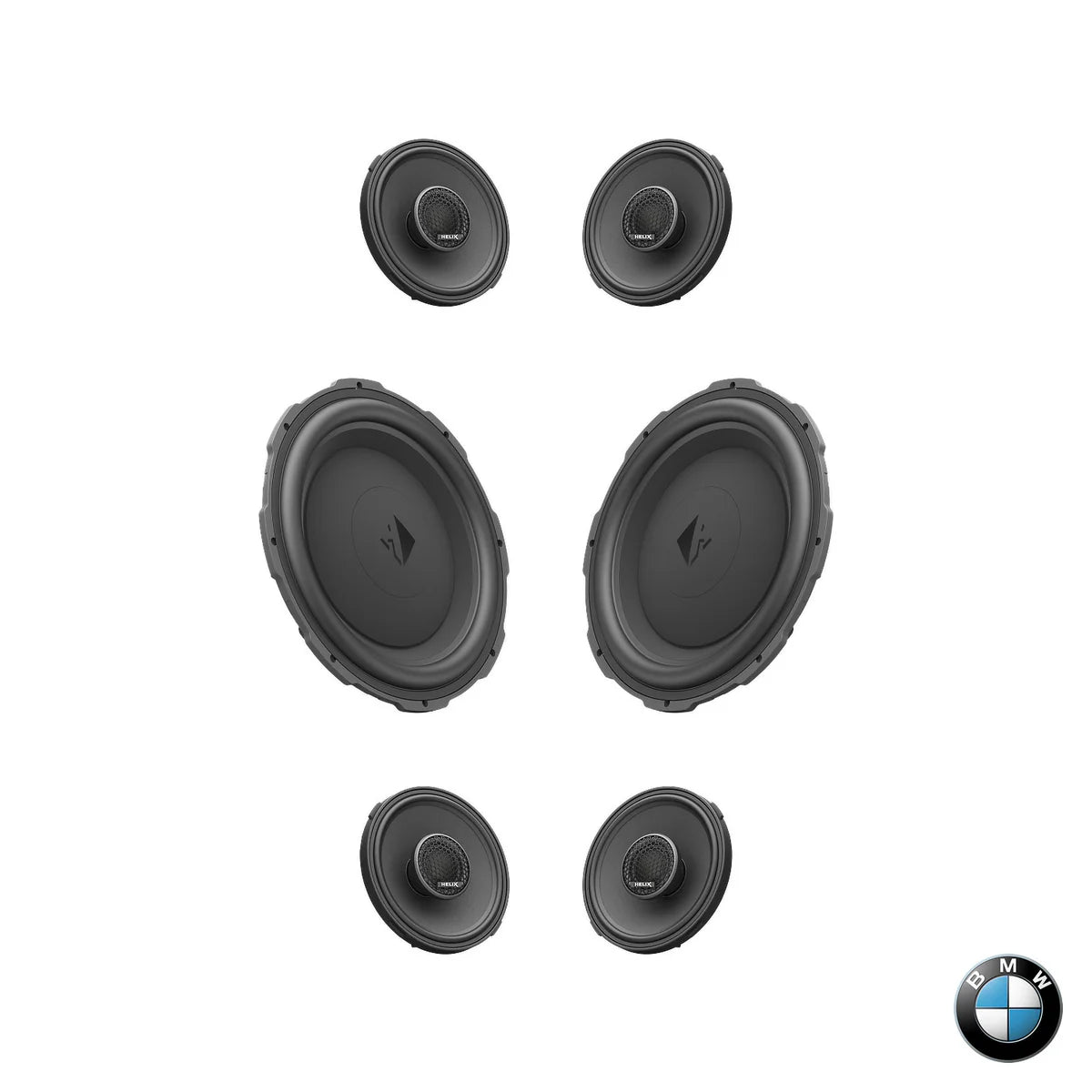 BMW Basic Sound F/G Gen - Speaker & Subwoofer Upgrade Package | HELIX Ci3 / Ci5